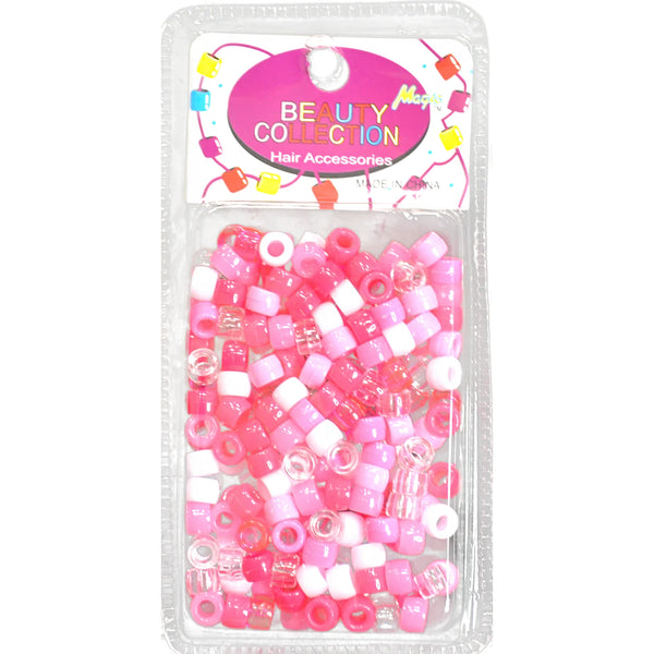 ACCESSOIRES ≡ PERLES PLASTIQUES ROSE MÉLANGÉ