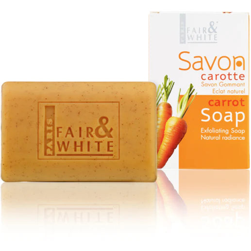 FAIR & WHITE ≡ SAVON GOMMANT CAROTTE