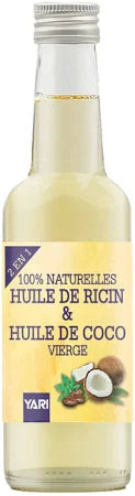 YARI – Huile Ricin et Coco 250ml